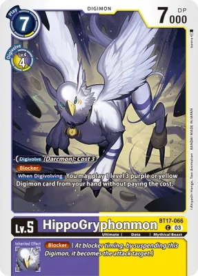 BT17-066 HippoGryphonmon, C