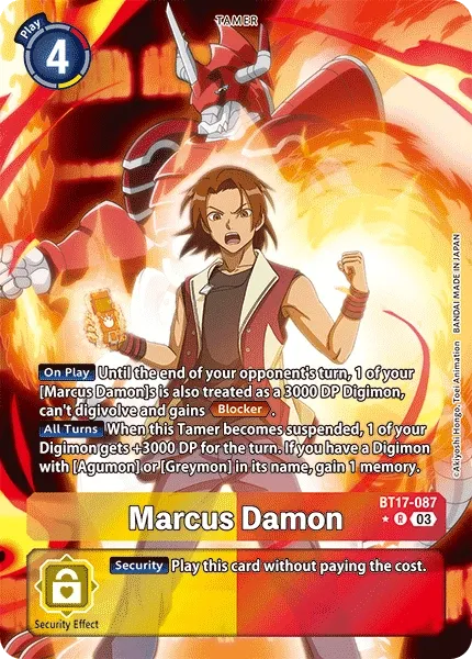 BT17-087 Marcus Damon, R, Alternative Art