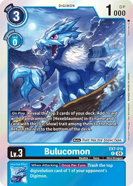EX7-016 Bulucomon, R