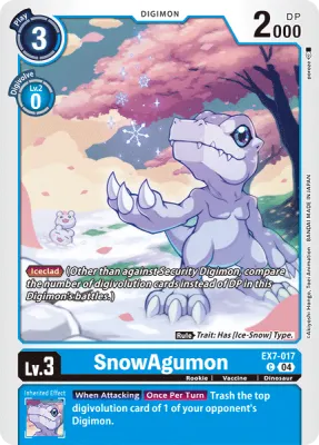 EX7-017 SnowAgumon, C