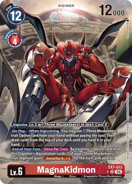 EX7-013 MagnaKidmon, SR, Alternate Art
