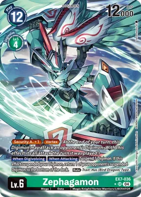 EX7-036 Zephagamon, SR, Alternative Art