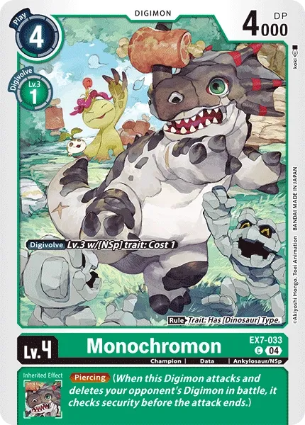 EX7-033 Monochromon, C