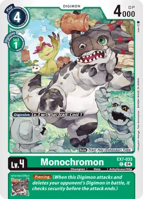 EX7-033 Monochromon, C