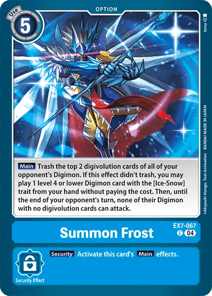 EX7-067 Summon Frost, C