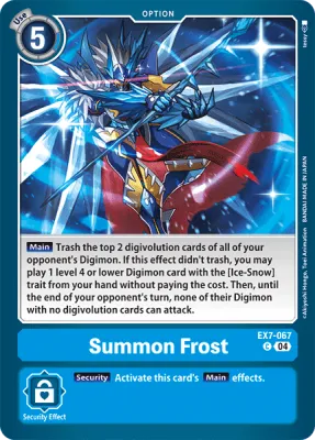 EX7-067 Summon Frost, C