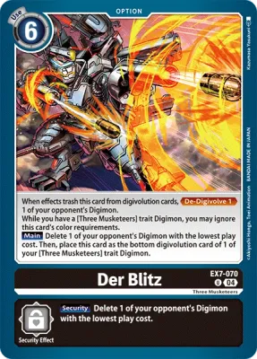 EX7-070 Der Blitz, UC