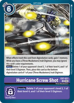 EX7-071 Hurricane Screw Shot, UC