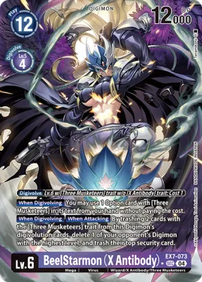 EX7-073 BeelStarmon (X-Antibody), SEC, Alternative Art