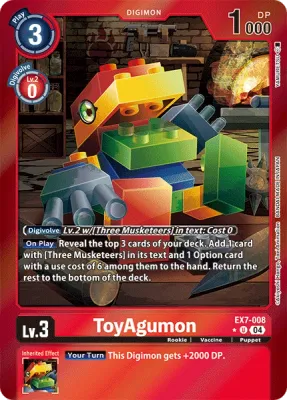 EX7-008 ToyAgumon, Limited Uncommon