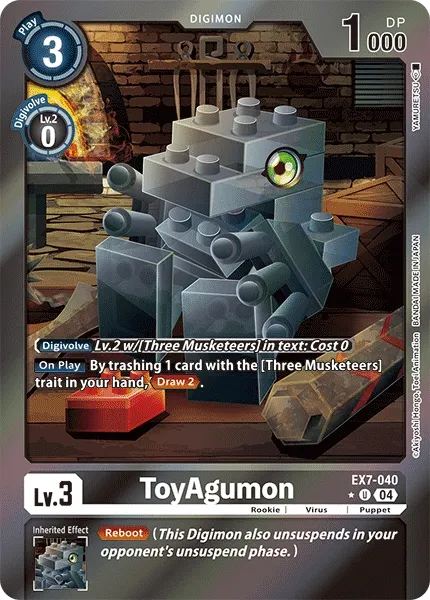 EX7-040 ToyAgumon, Limited Uncommon