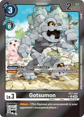 EX7-038 Gotsumon, Limited Uncommon