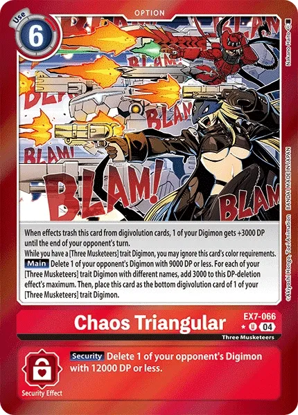 EX7-066 Chaos Triangular, Limited Uncommon