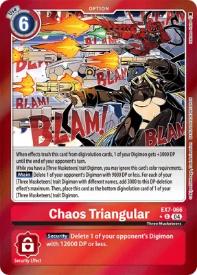 EX7-066 Chaos Triangular, Limited Uncommon