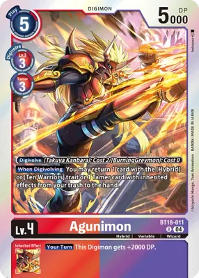 BT18-011 Agunimon, R