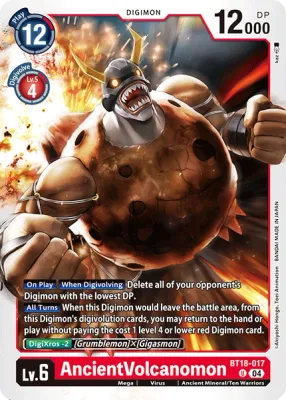 BT18-017 AncientVolcanomon, UC