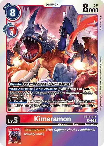 BT18-015 Kimeramon, R