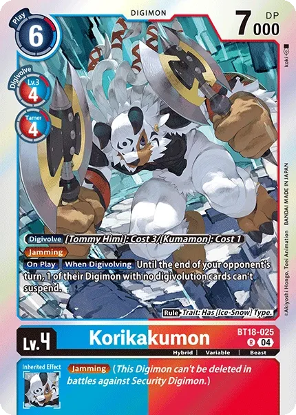 BT18-025 Korikakumon, R