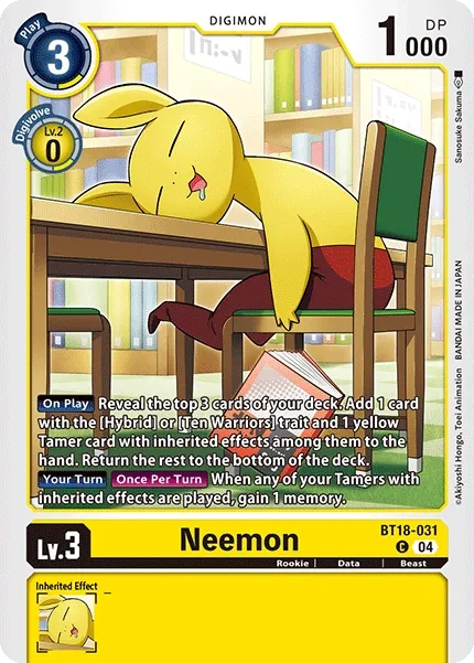 BT18-031 Neemon, C