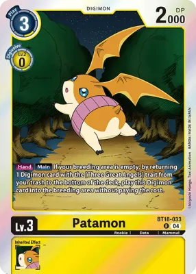 BT18-033 Patamon, R