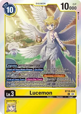 BT18-034 Lucemon, R