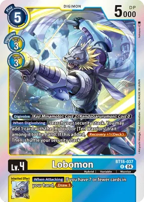 BT18-037 Lobomon, R