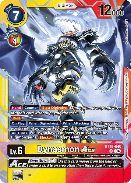 BT18-040 Dynasmon ACE, SR