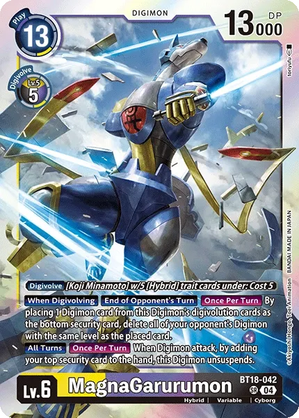BT18-042 MagnaGarurumon, SR