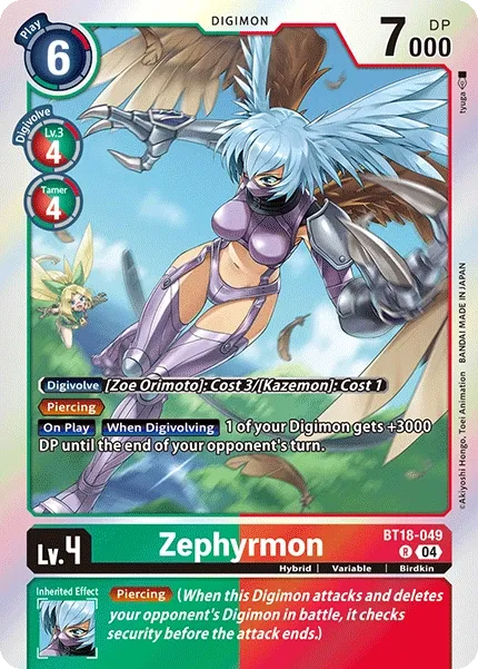 BT18-049 Zephyrmon, R