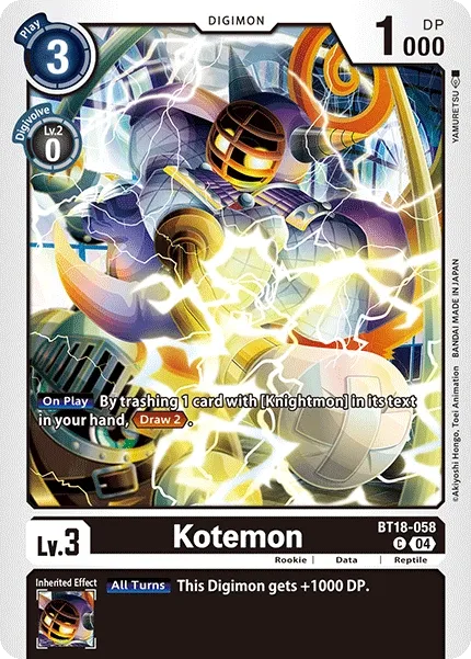 BT18-058 Kotemon, C