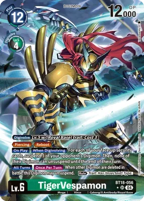 BT18-056 TigerVespamon, SR, Alternative Art