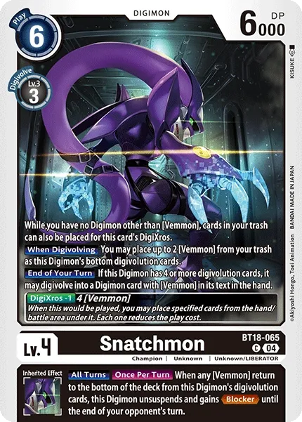 BT18-065 Snatchmon, C