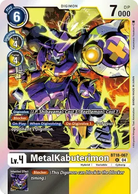 BT18-067 MetalKabuterimon, R