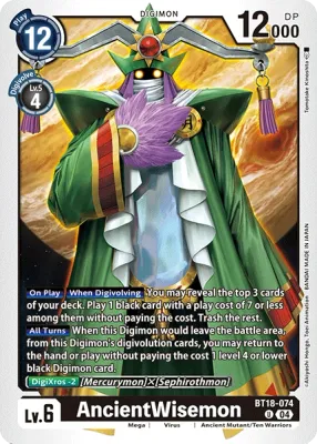 BT18-074 AncientWisemon, UC