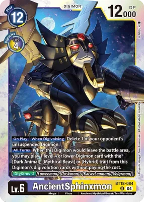 BT18-084 AncientSphinxmon, R