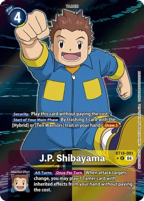 BT18-091 J.P. Shibayama, R, Box Topper
