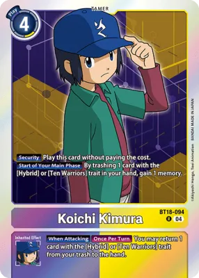BT18-094 Koichi Kimura, R
