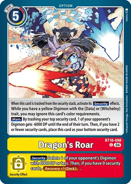 BT18-098 Dragon&#39;s Roar, C
