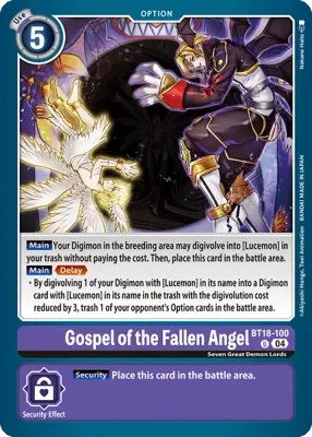 BT18-100 Gospel of the Fallen Angel, UC
