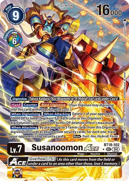 BT18-102 Susanoomon ACE, SEC, Alternative Art