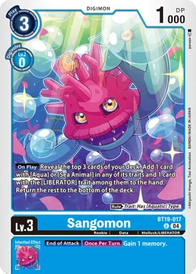 BT19-017 Sangomon, UC