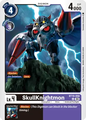 BT19-058 SkullKnightmon, UC