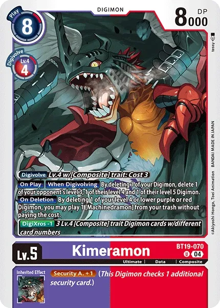 BT19-070 Kimeramon, UC