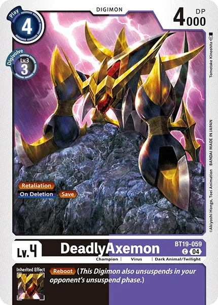 BT19-059 DeadlyAxemon, C