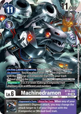 BT19-065 Machinedramon, UC, Box Topper