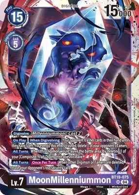 BT19-075 MoonMillenniummon, SR
