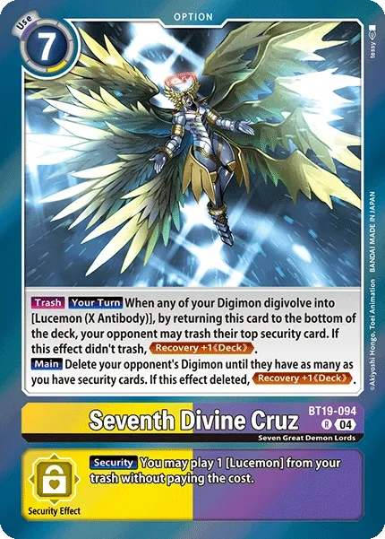 BT19-094 Seventh Divine Cruz, R