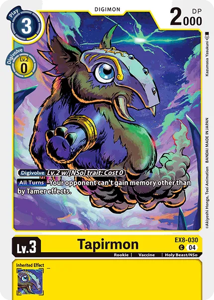 EX8-030 Tapirmon, C