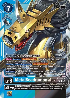 EX8-026 MetalSeadramon ACE, SR