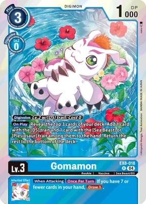 EX8-018 Gomamon, R